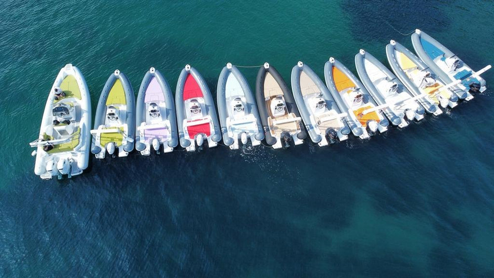 La flotta Sea Boat vista dal drone