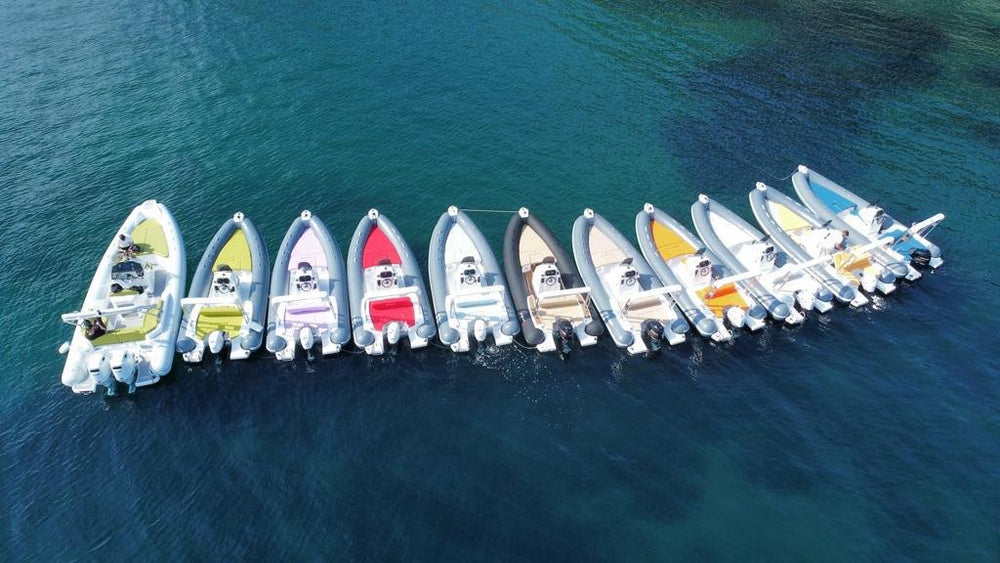 La flotta Sea Boat vista dal drone